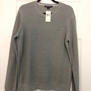 Mens Michael Kors Cotton Pullover Sweater